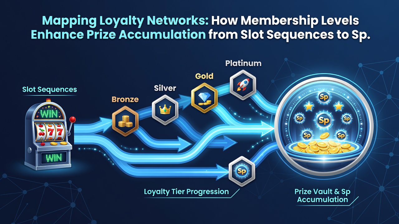 Infographic illustrating tier-based multipliers applied to points earned from slots, sports, and live gaming with example conversion tables