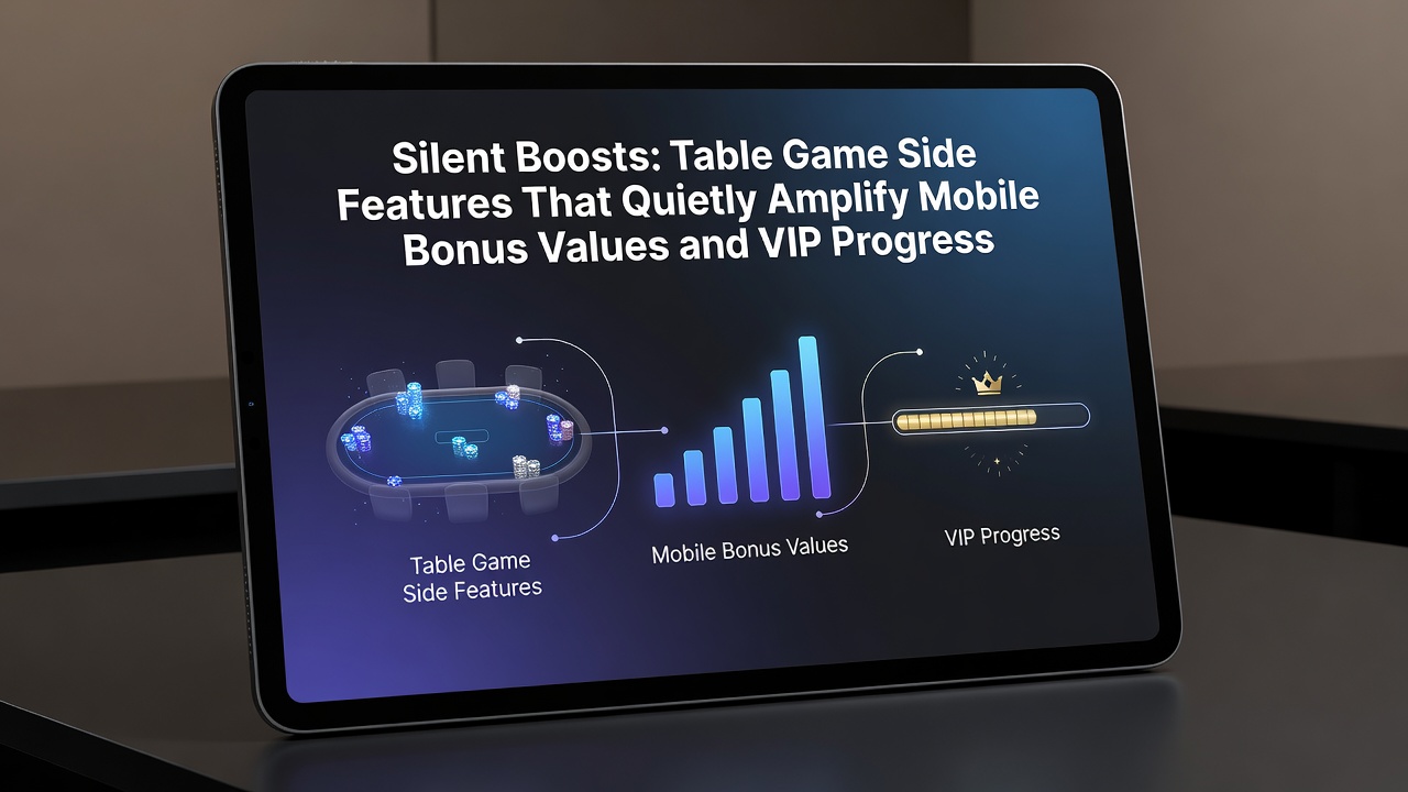 Close-up of VIP progress bar and loyalty points display in a mobile casino app during table game play