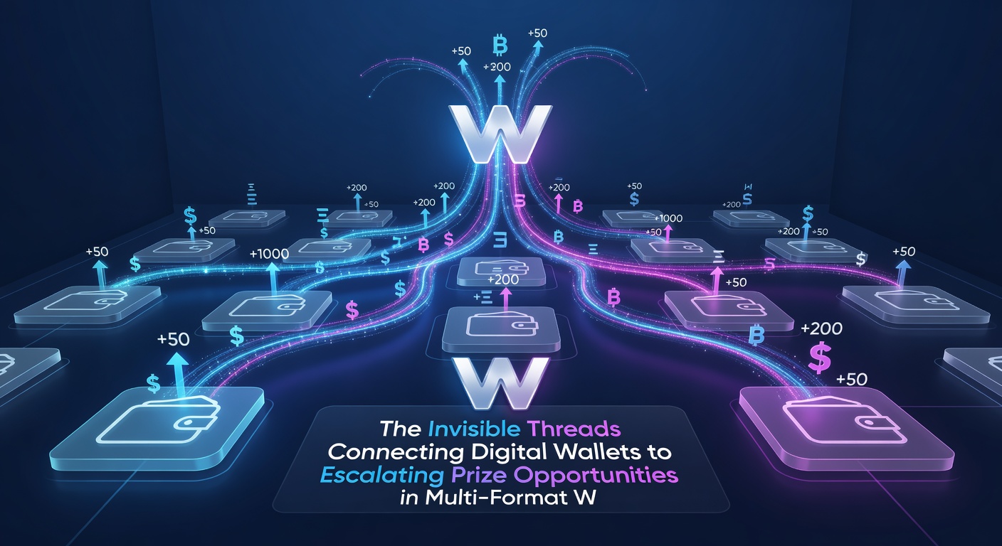 Network diagram illustrating backend connections between digital wallets and progressive prize structures in wagering platforms